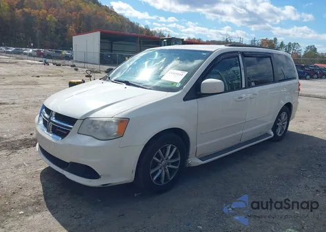 2013 Dodge Grand Caravan Sxt из США, поврежденный, VIN 2C4RDGCG1DR538876